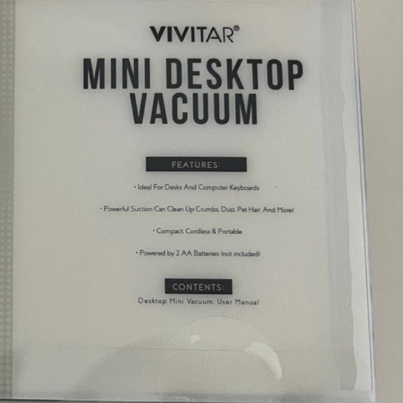 Target Mini Desktop VACUUM Bullseye PlayGround NEW Trash Can Vivitar Gift - Picture 4 of 5